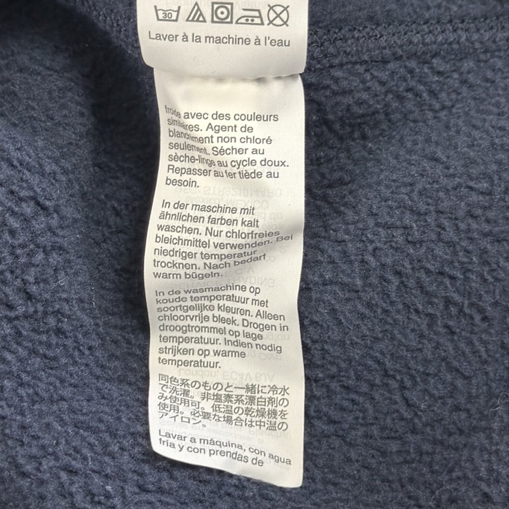 J. Crew blue jacket with hood Size L - Picture 8 of 9